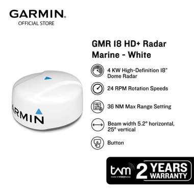 Garmin GMR 18 HD+ Radar Marine - White