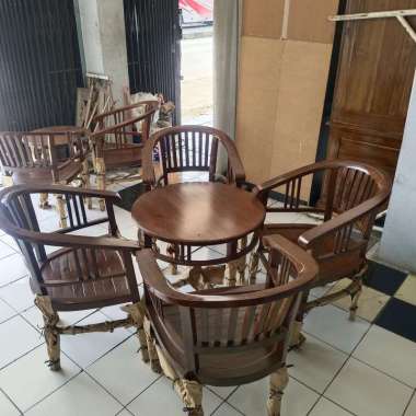 kursi teras kayu jati / kursi teras kayu jati 2 kursi / kursi duduk / kursi teras kayu