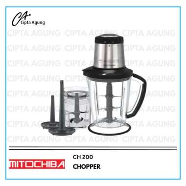 MITOCHIBA Food Magic Chopper CH200 Blender 2L Alat Penggiling dan Penghalus Bumbu [BDG]