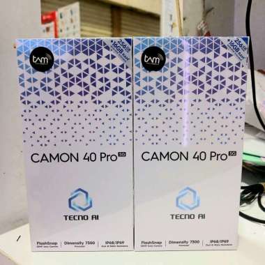 Tecno Camon 40 Pro 5G 8/256GB - Garansi Resmi