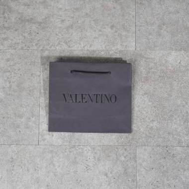 Tas PAPER BAG VALENTINO BLACK 100% ORIGINAL SIZE S