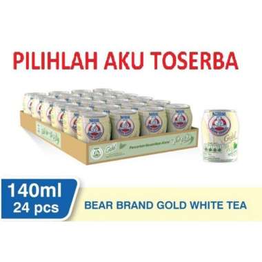 Promo Harga Bear Brand Susu Steril Gold Teh Putih 140 ml - Blibli