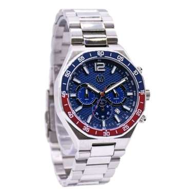 JAM TANGAN PRIA CHRONO CHRIST VERRA ORIGINAL CHRIST VERRA CV 146201G-11 CV 146201G 11 BLU STAINLESS