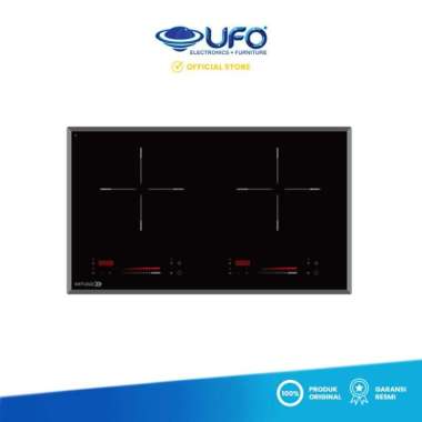 ARTUGO Kompor Induksi Tanam 2 Zone AE2755IB - Black Onyx 73cm