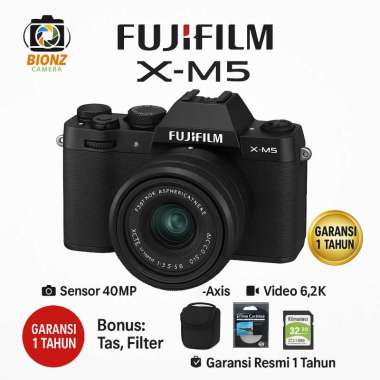 Fujifilm X-M5 DSLR Camera//Fujifilm X-M5 DSLR Camera//Fujifilm X-M5 DSLR Camera PAKET 64GB