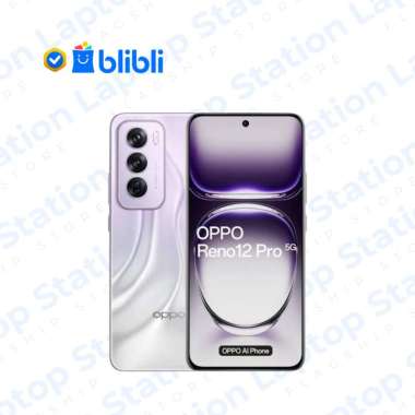 Handphone HP OPPO Reno12 5G 12GB/256GB Smartphone Garansi Resmi Pro 5G 12/512GB Brown