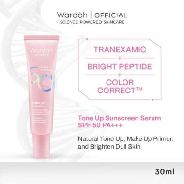 Wardah UV Shield Tinted Tone Up Sunscreen SPF 50+ PA+++ 30 ml - Sunscreen Wajah