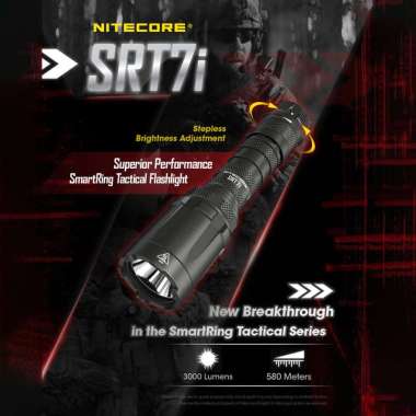 NITECORE Senter LED Tactical Flashlight Luminus SFT-70 5000mAh 3000lm