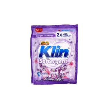 So Klin Detergen Bubuk Soft Purple Sachet 43 gr