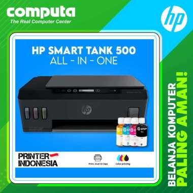 Printer HP Smart Tank 500 Borderless AIO Print Scan Copy