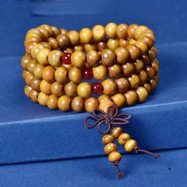 Model Cream Tasbih Buddha 108 Butir Berkualitas Tinggi