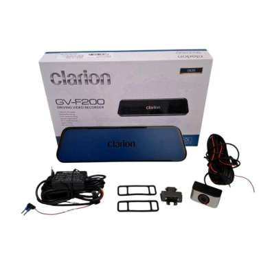 Dvr spion clarion gv-f200 g05 dashcam clarion gv-f200 g05 4K+support wifi+ADAS free memori 64GB