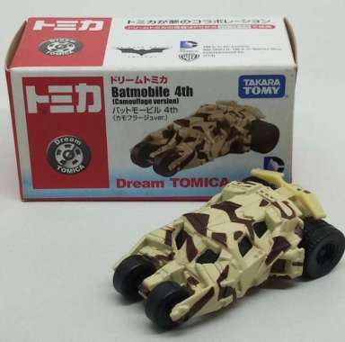Dream Tomica Batmobile 4th Tumbler Camouflage Batman Diecast