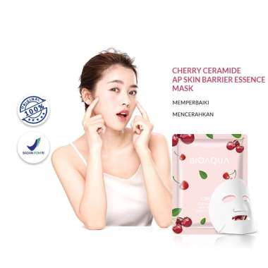 Masker Bioaqua /Sheet Mask Bioaqua BIOAQUA Essence Sheet Mask 25g cherry