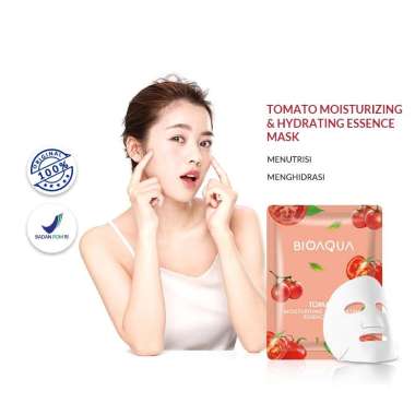 Masker Bioaqua /Sheet Mask Bioaqua BIOAQUA Essence Sheet Mask 25g tomato