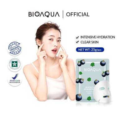 Masker Bioaqua /Sheet Mask Bioaqua BIOAQUA Essence Sheet Mask 25g blackcurrant