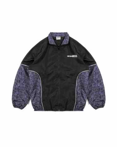 Shining Bright X Wised Neoshell Tracksuit - Black Purple S