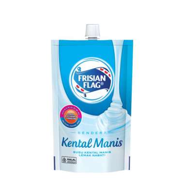 Gimmick Frisian Flag Bendera Kental Manis Putih Pouch 280g