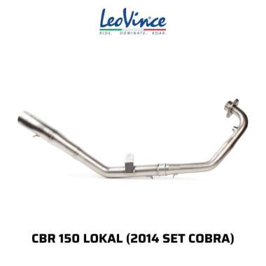 Knalpot Leovince Fullsystem Honda CBR150 Lokal Inlet 54mm Original Header Only