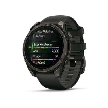 GARMIN Fenix 8 Sapphire Amoled 47 mm Ultimate GPS Multisport Smartwatch Garansi TAM carbon gray