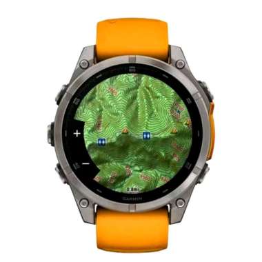 GARMIN Fenix 8 Sapphire Amoled 47 mm Ultimate GPS Multisport Smartwatch Garansi TAM orange
