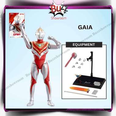 ZD Toys Action Figure Ultraman 7" Tiga Z GAIA Zero ORB 7inch LED Gaia IncBub&Dus