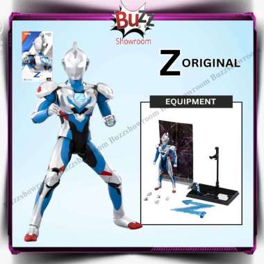 ZD Toys Action Figure Ultraman 7" Tiga Z GAIA Zero ORB 7inch LED Z Original Polos