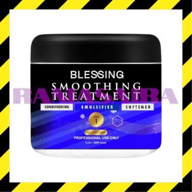 BLESSING Step1 Smoothing Treatment 1000gr Pelurus Rambut Straightening Rusak Kering Kribo Blesing ST
