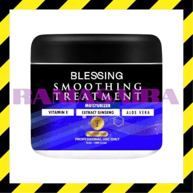 BLESSING Step1 Smoothing Treatment 1000gr Pelurus Rambut Straightening Rusak Kering Kribo Blesing ST