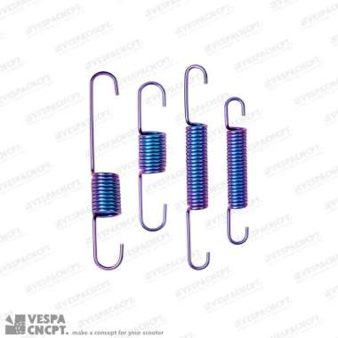 Titanium Per Standar Set Zegna Blue Purple Vespa Sprint Primavera Standar Samping & Tengah