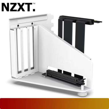 NZXT Vertical GPU Mounting Kit | GPU Holder & PCIe 4.0 Riser Cable White