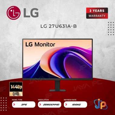 Monitor LG LED IPS 27U631A-B- 2K QHD 27" Inch