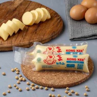 HasilSumberalaM Tahu Sutra Kong Kee Tofu TELUR Egg Custard Tofu 1 pcs 140 gr 140gr