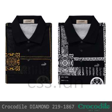 Kaos Kerah Pria Crocodile Diamond 219-1867 Kuning XL