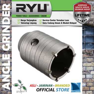 Mata Bor 50 mm Lubang Besar Cor Beton Besi Baja TCT - Hollow Drill Core Bit RYU