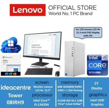 Promo Lenovo Ideacentre Tower 14irr9 6hid || Intel Core I7-14700