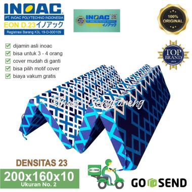 Kasur Busa Lipat Inoac EON D23 No. 2 Ukuran 200x160x10 cm Tebal 10 cm Kasur Busa Lipat Inoac D 23 Or