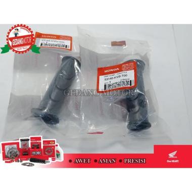 HANDGRIP - HANFAT SET KANAN KIRI BEAT FI VARIO 125 SERIES ORIGINAL AHM Black