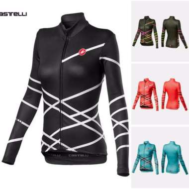 Jersey Baju Sepeda WANITA Lengan Panjang M LIV BLACK