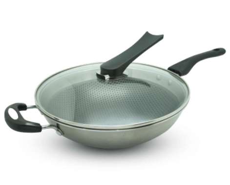 Izzy Wok Wajan Stainless Steel Anti Lengket | Original Dimarco