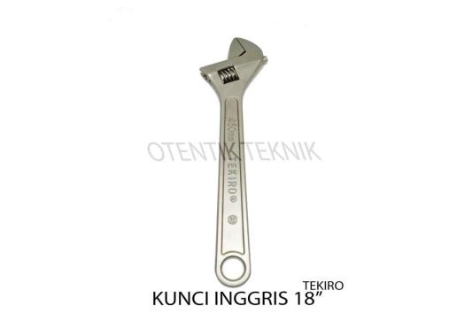 TEKIRO KUNCI INGGRIS 18" - ADJUSTABLE WRENCH 18 INCH - KUNCI BAGO