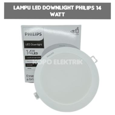 Lampu Led Downlight Philips 14 Watt / 14w - Bulat putih