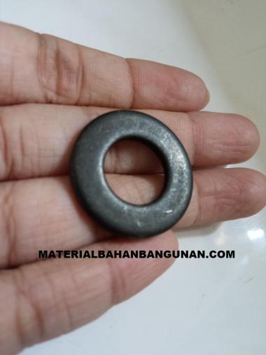 Ring Plat Baja 3/8 inch m 10 Washer Plate Hitam Pengencang Baut
