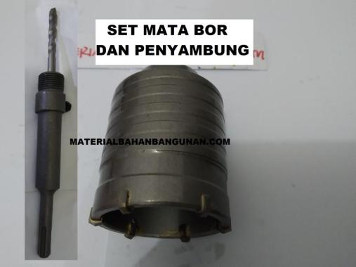 SET Hole Saw Beton 50 mm As Bor SDS Plus 160 mm Holow Holle Core Drill