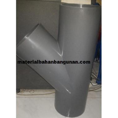 Y Branch 6 x 4 Inch AW Rucika Sambungan Pipa Paralon Cabang 3 Depok