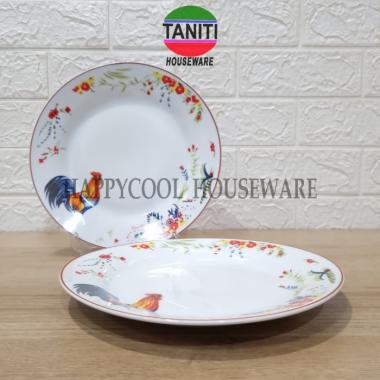 TANITI Piring Keramik 9in Ayam Rooster |Piring Ceper | Makan | Saji