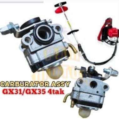 Gx31 Carburator Karburator Mesin Potong Rumput 4 Tak Gx35 Gx43 honda