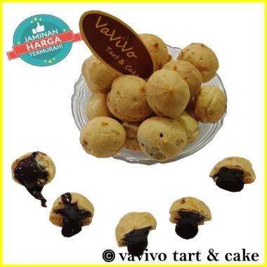 Kue sus kering isi coklat 500 gram