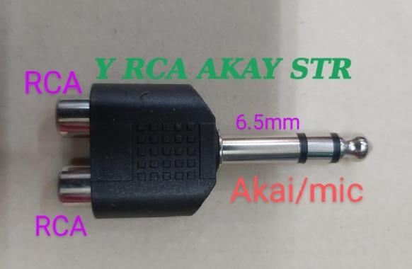 Jack jek T RCA to akai mic stereo