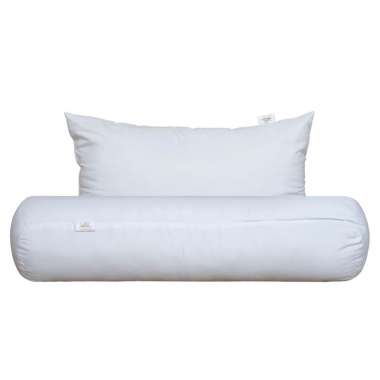 Restking Paket Bantal Guling Anak Polos [2 pcs] Putih Polos